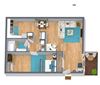 one bedroom floor plan